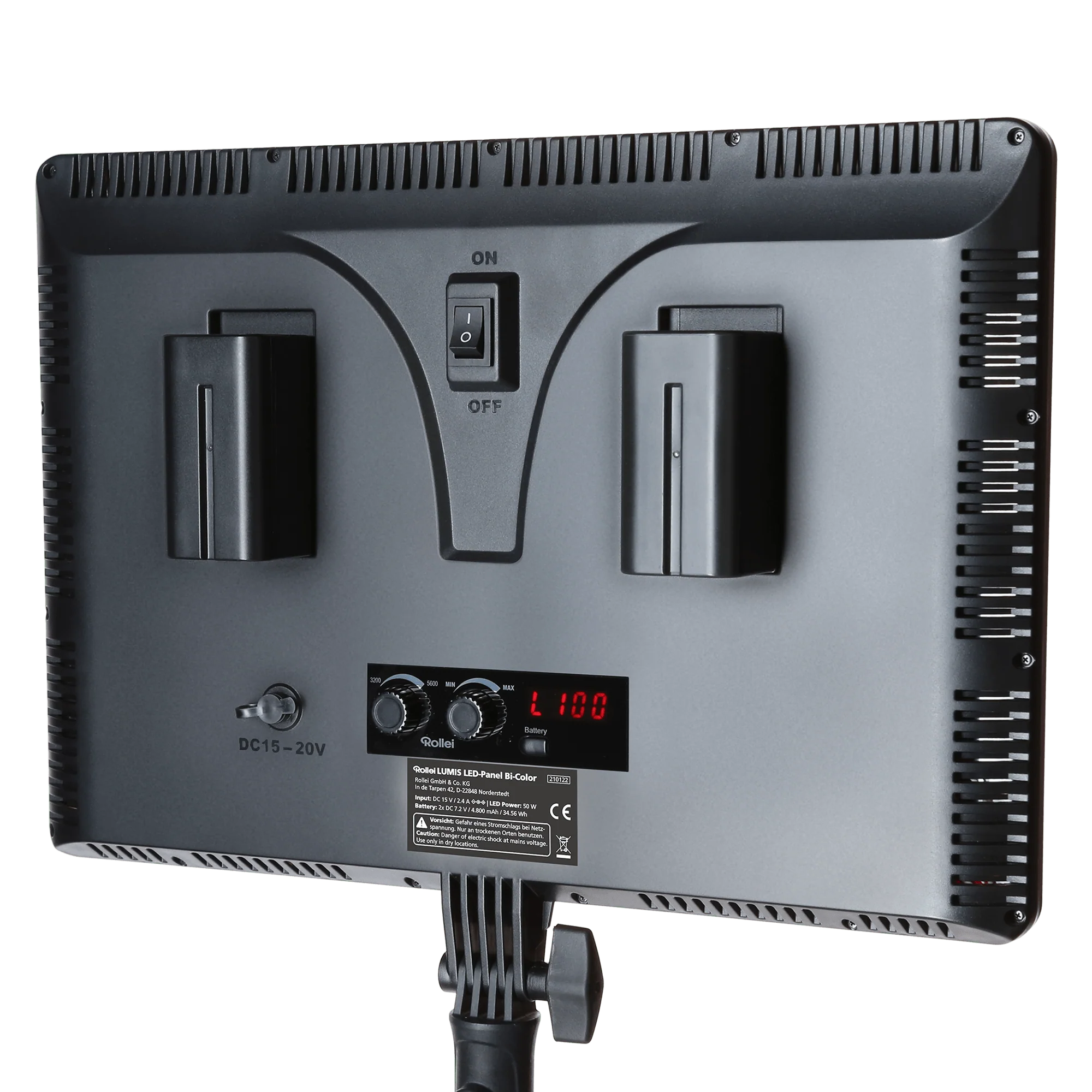 Bundle 2x LUMIS LED-Panel Bi-Color inkl. Lampenstative - Image 10