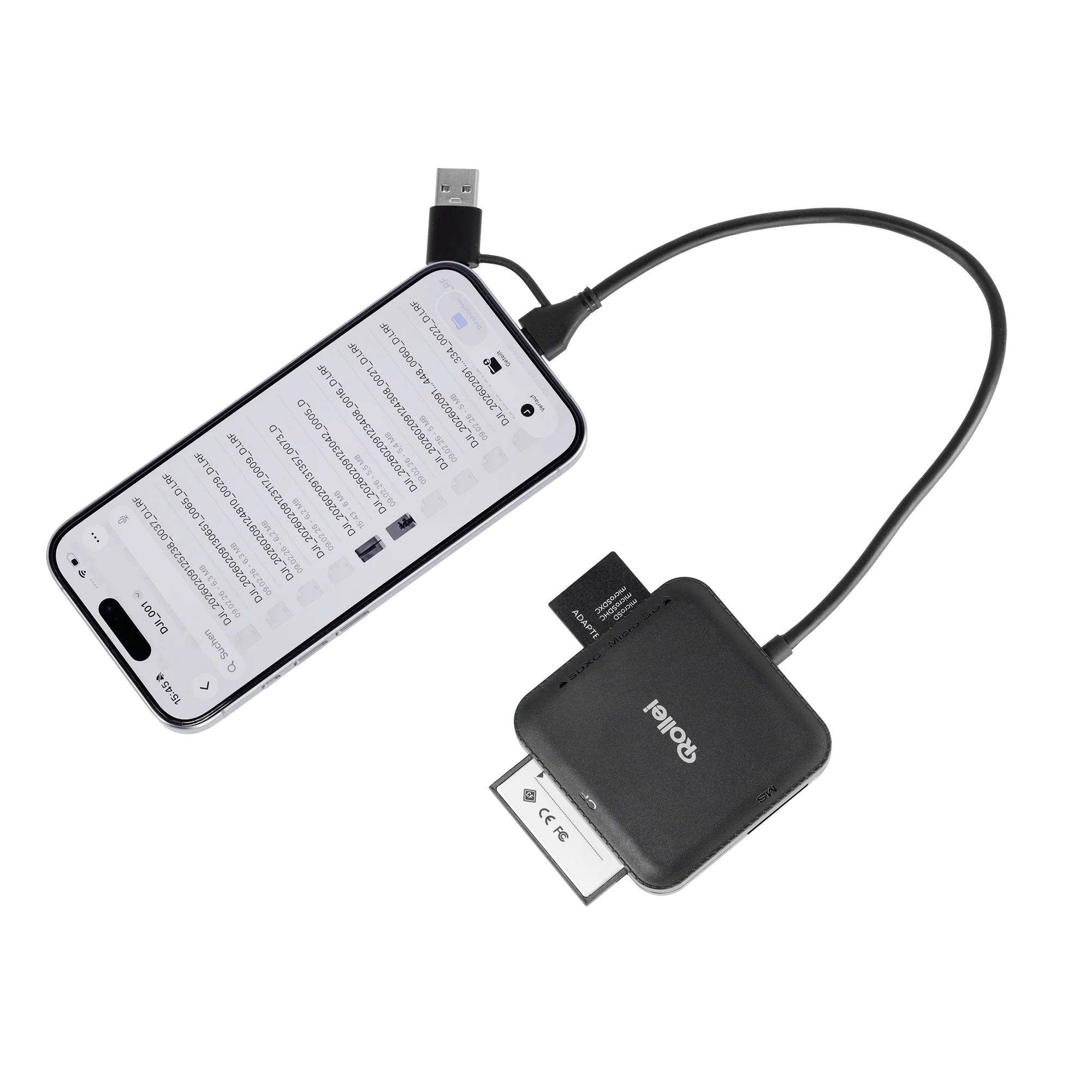 Bundle 4-in-1 Kartenlesegerät + Case | SD, CF, MS & microSD - Image 13