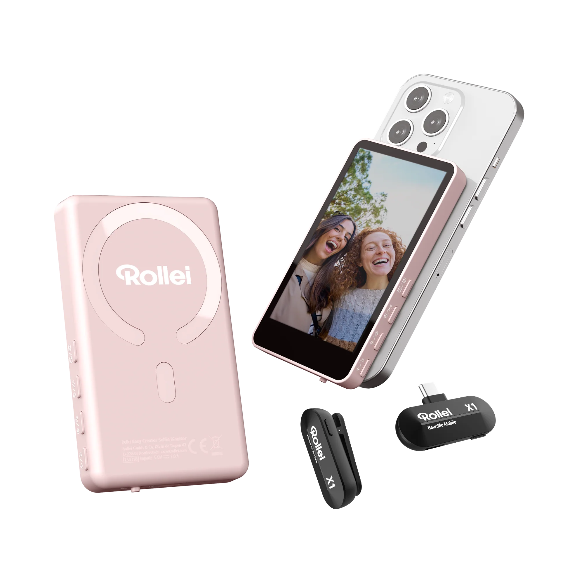 Bundle Easy Creator | Selfie Monitor & Hear:Me Mobile X1 Mikrofon - Image 13