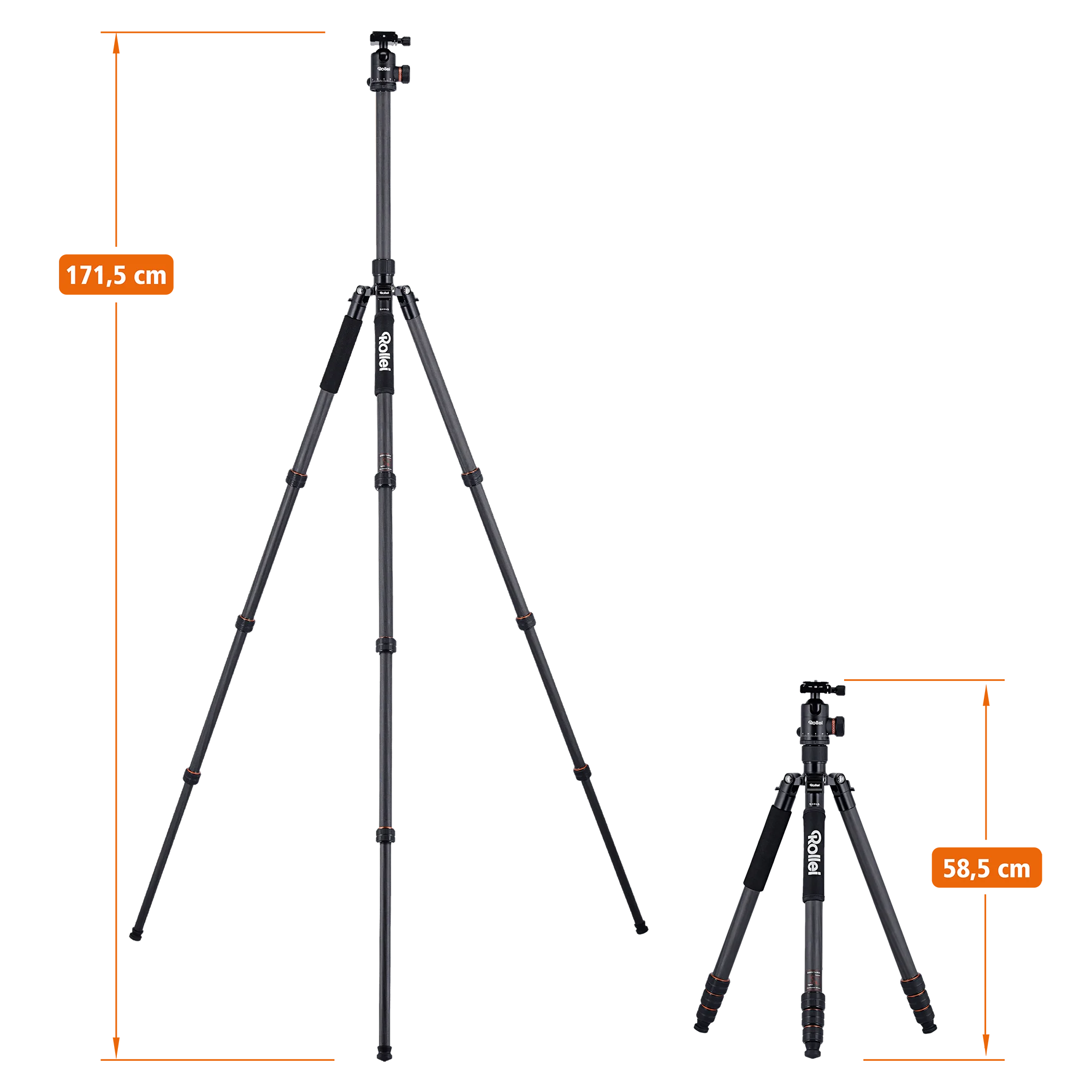 Fotografie Starter Bundle | C6i Carbon Stativ + Rollei Objektiv + ND-Filter - Image 9